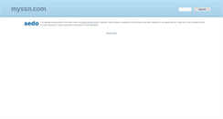 Desktop Screenshot of myssn.com