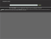 Tablet Screenshot of myssn.com